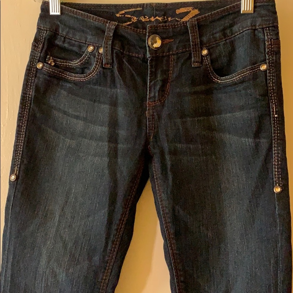 Bedazzled Seven7 Skinny Jeans
